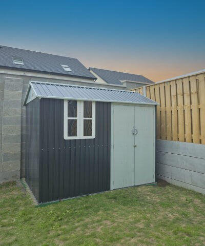 The 10ft x 6ft steel cottage shed