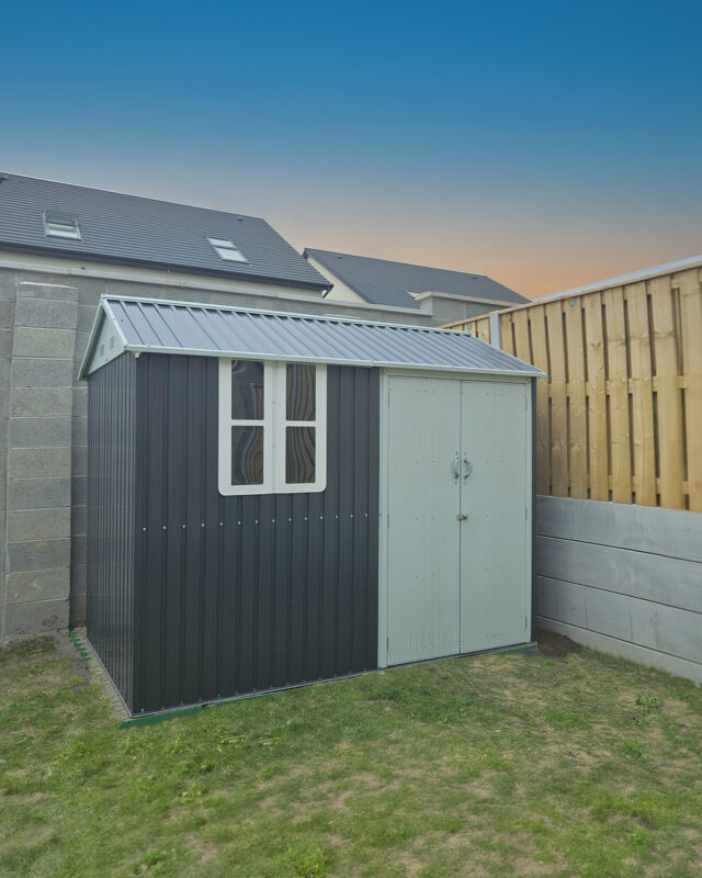 The 10ft x 6ft steel cottage shed