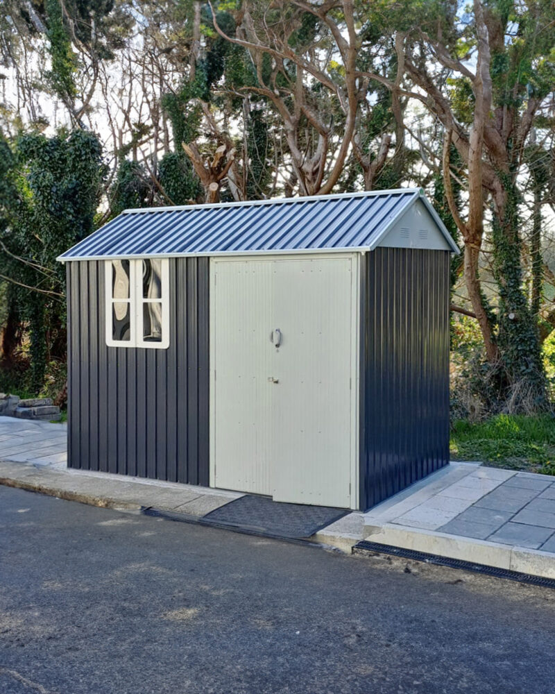 The 10ft x 6ft steel cottage shed