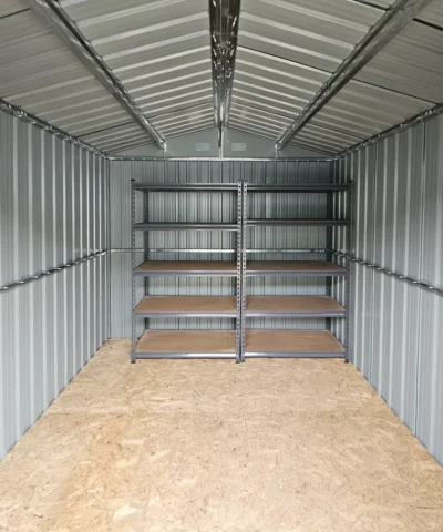 The interior of the golidlocks shed as seen from the door