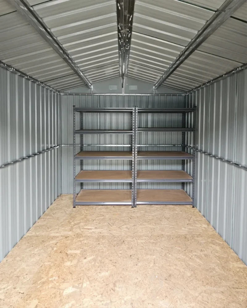 The interior of the golidlocks shed as seen from the door