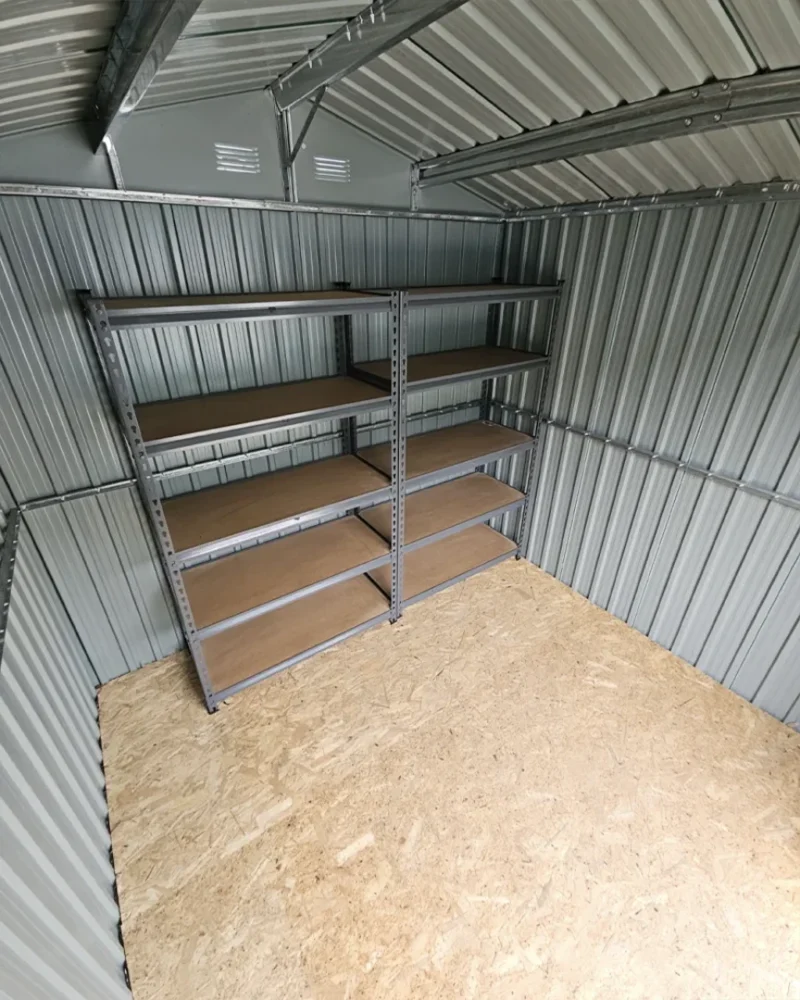 interior view of the shed