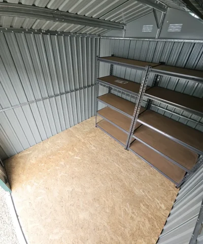 Inside the goldilocks shed