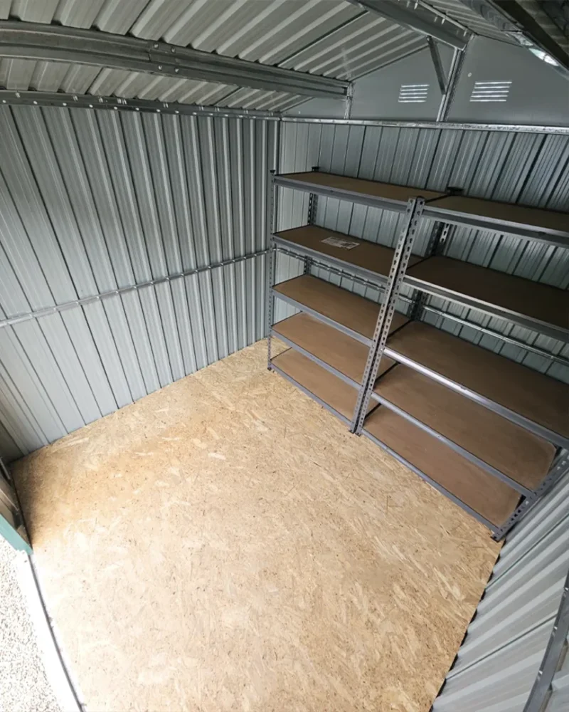 Inside the goldilocks shed