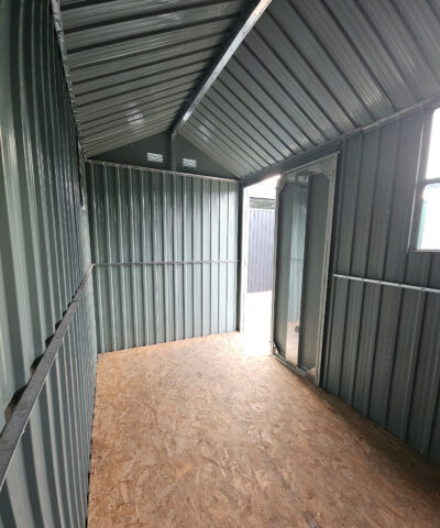 The door as seen from the inside of the shed
