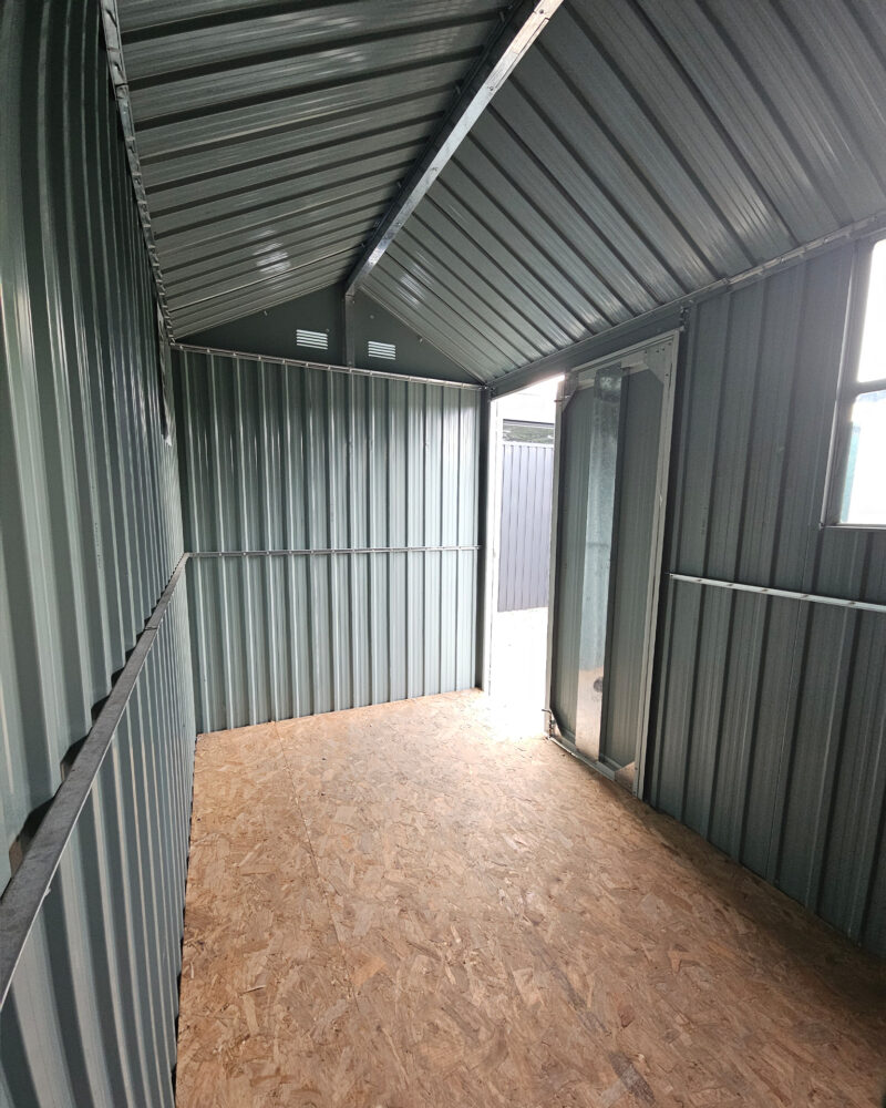 The door as seen from the inside of the shed