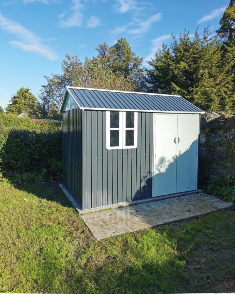 The Cottage shed in a garden in the west of Ireland