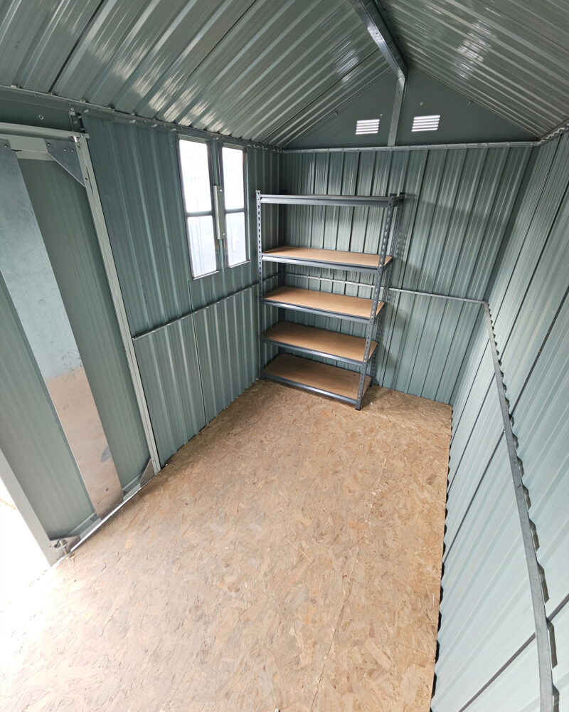 internal view of the 10ft x 6ft cottage shed