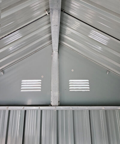The air vents in the cottage shed