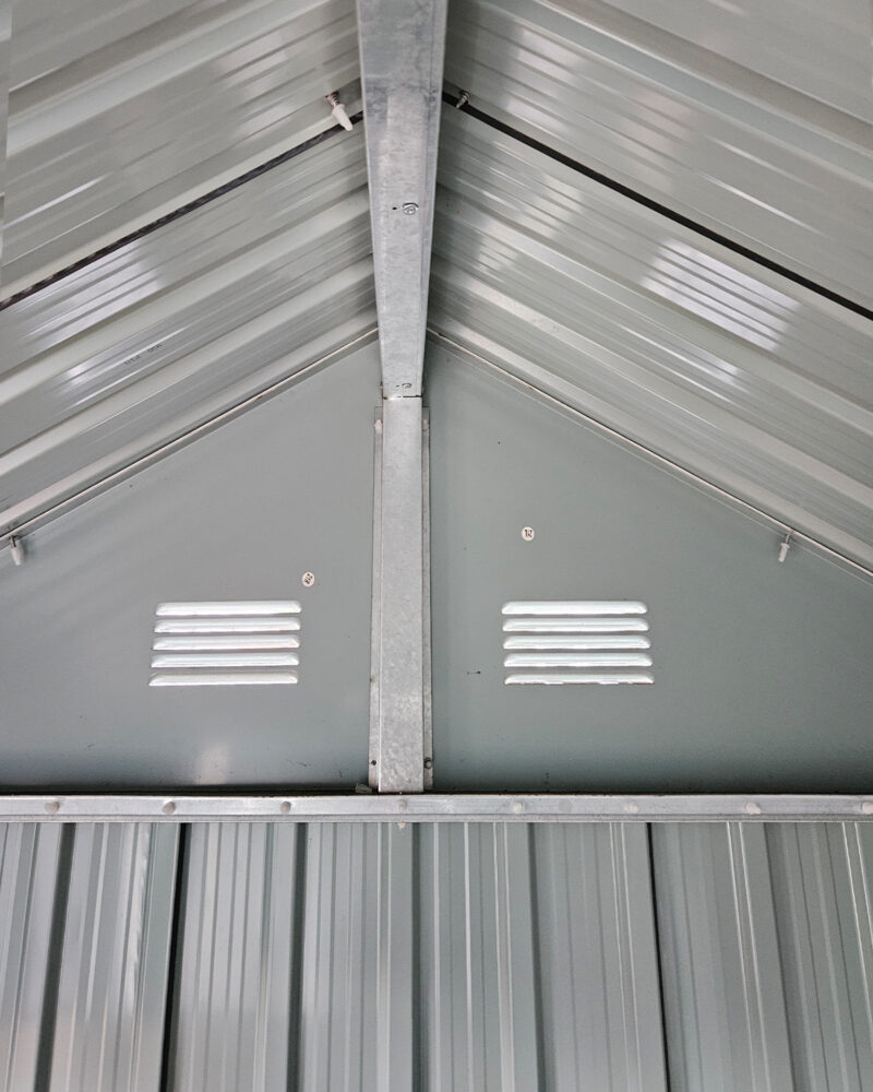 The air vents in the cottage shed