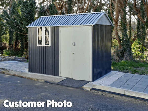 A customers photo of the 10ft x 6ft Steel Cottage Shed