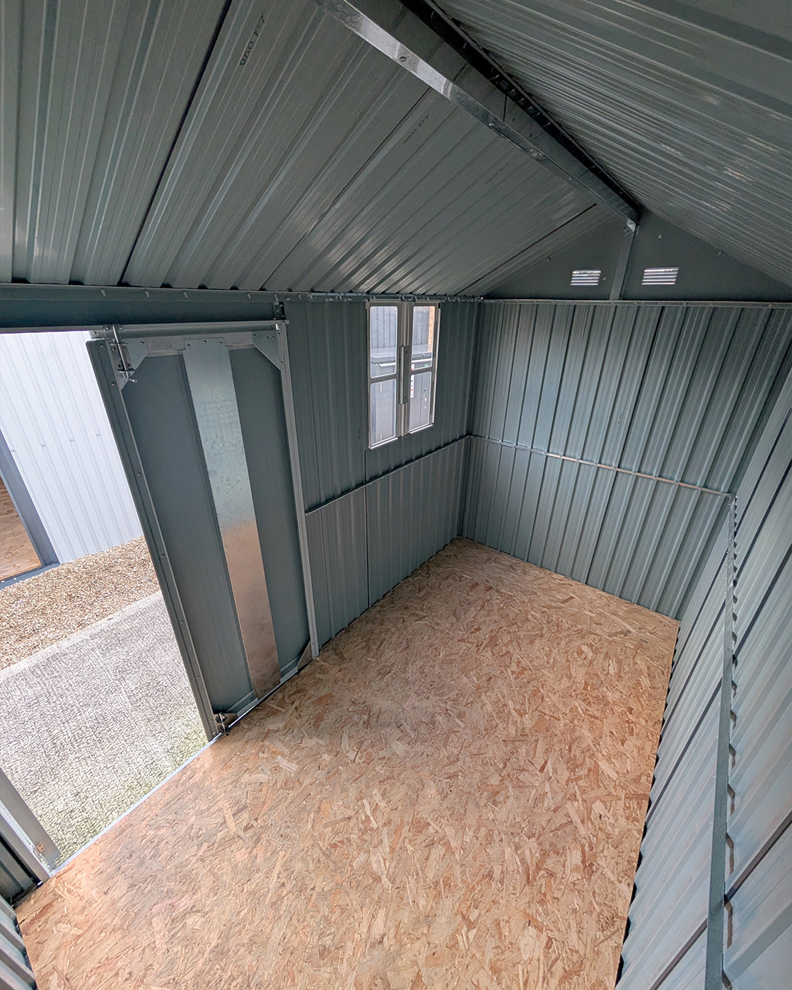 Interior view, 10ft x 6ft cottage garden shed