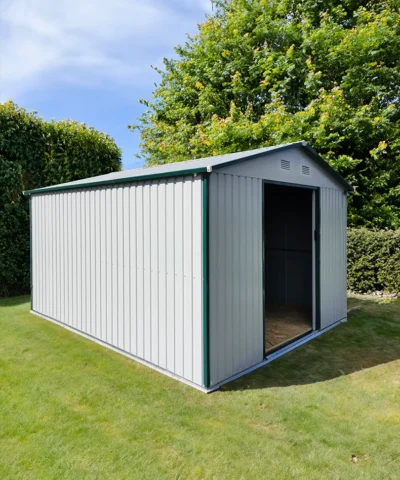 The 9ft x 10ft shed in white