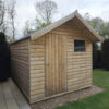 Overhang Wooden Shed