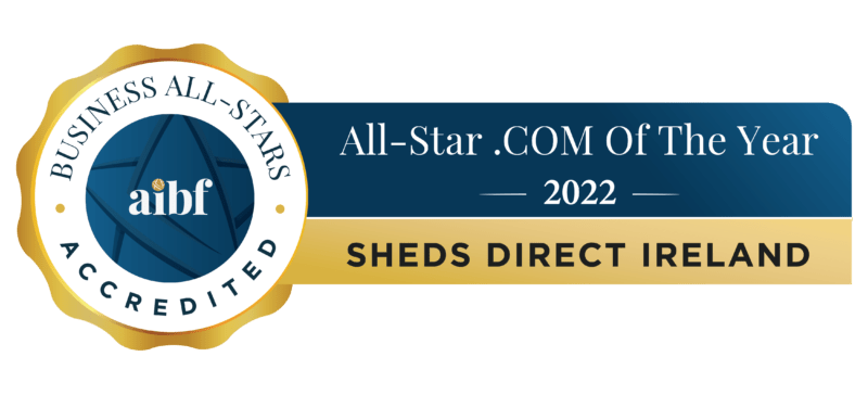 Image showing Sheds Direct Ireland have recieved .com of the year 2022