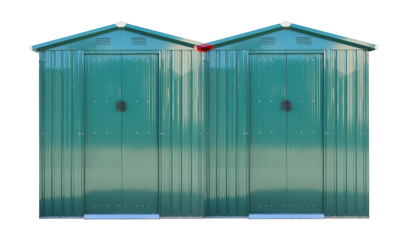 Can I connect two steel sheds together? Sheds Direct Ireland