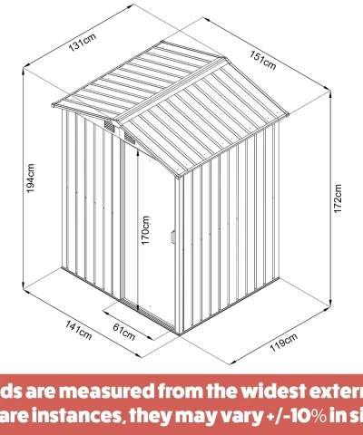 The Tiny Shed Dimensions