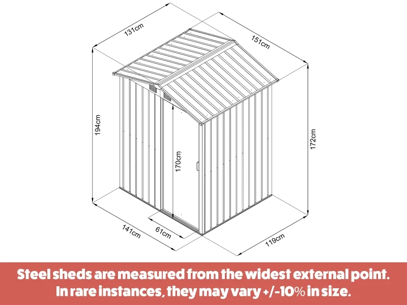 The Tiny Shed Dimensions