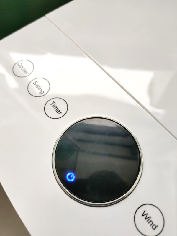 The details on the LED panel on the top of the unit
