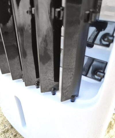 The vents and directional control of the cooler