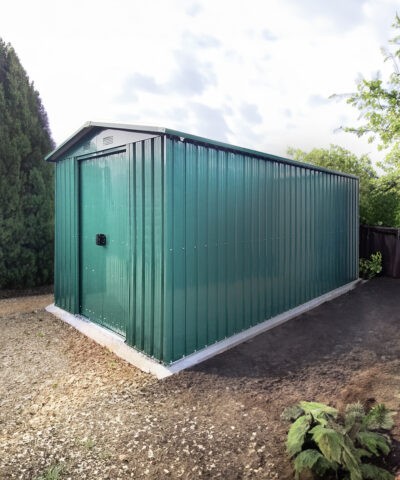 The 6ft x 12ft steel garden shed