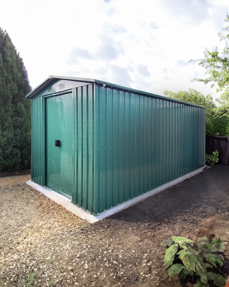 The 6ft x 12ft steel garden shed