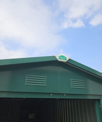 The vents on the shed