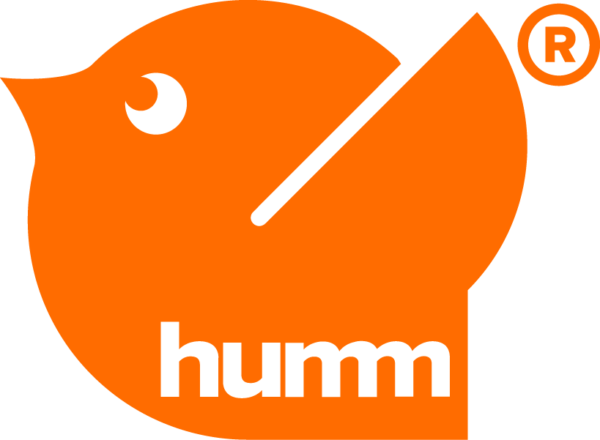 The orange humm logo