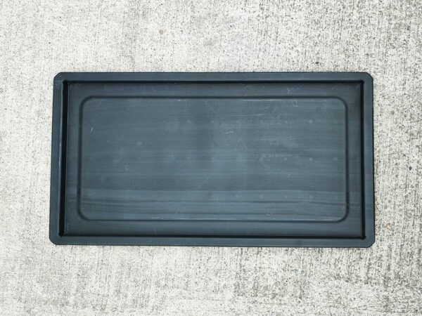 plastic base for a garden bed