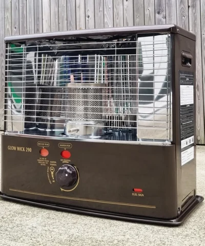 The Glow Wick 290 Heater, side profile