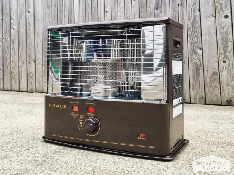 The Glow Wick 290 Heater, side profile