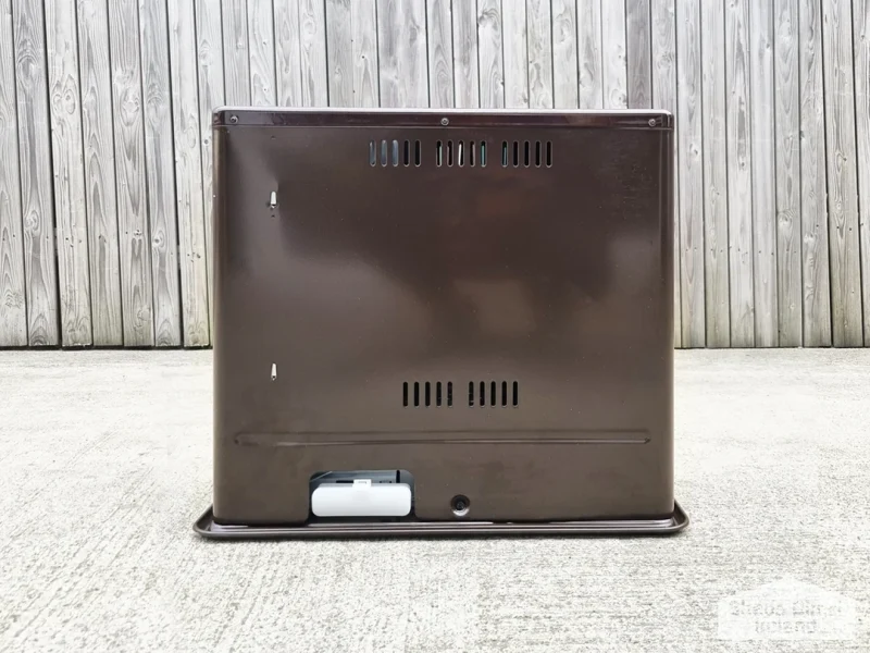 The back of the Glow Wick 290 Heater