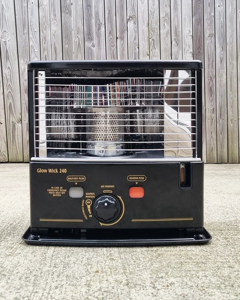 The glow wick 240 outside the sheds direct Ireland showroom