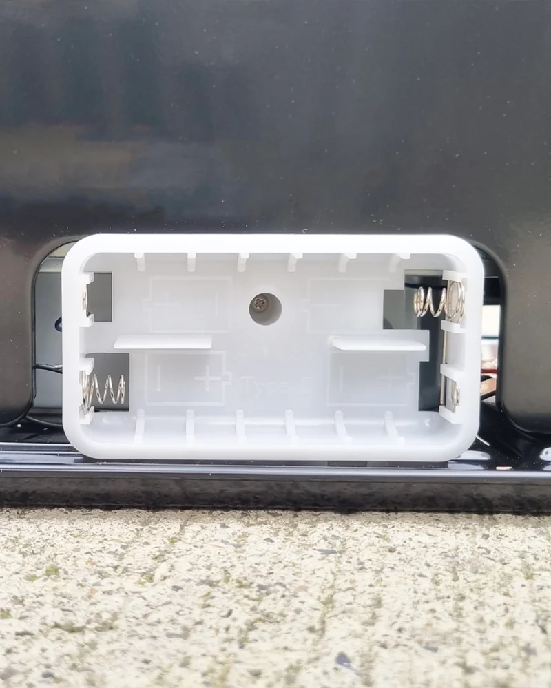The battery compartment