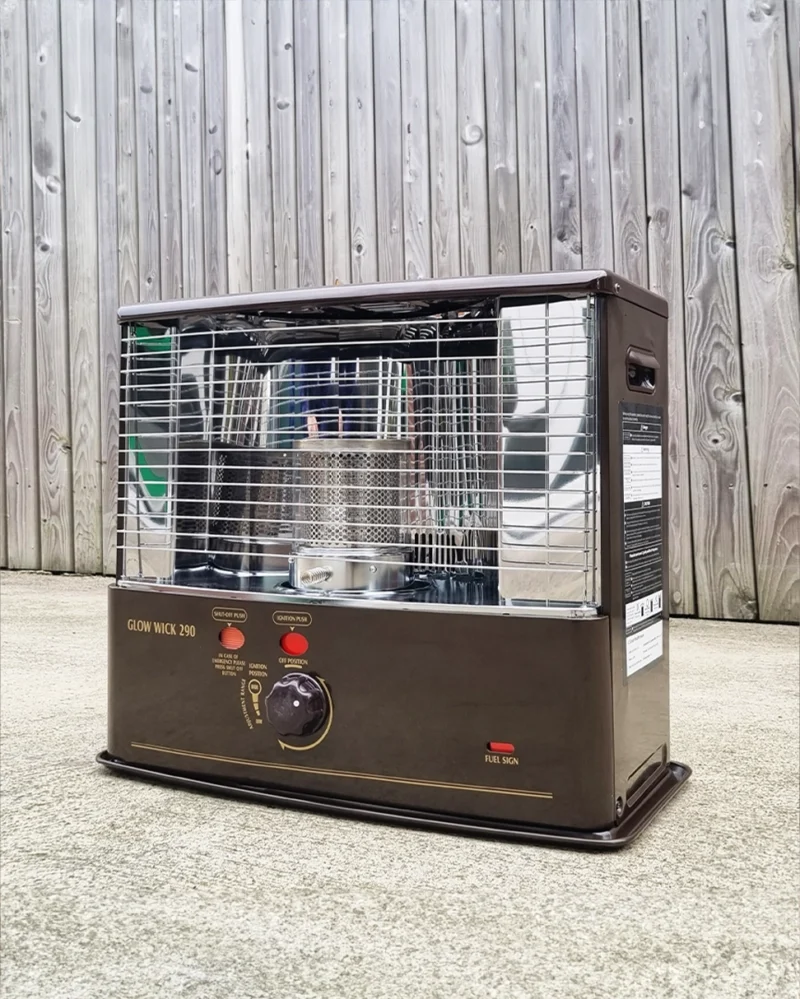 The heater in the showroom