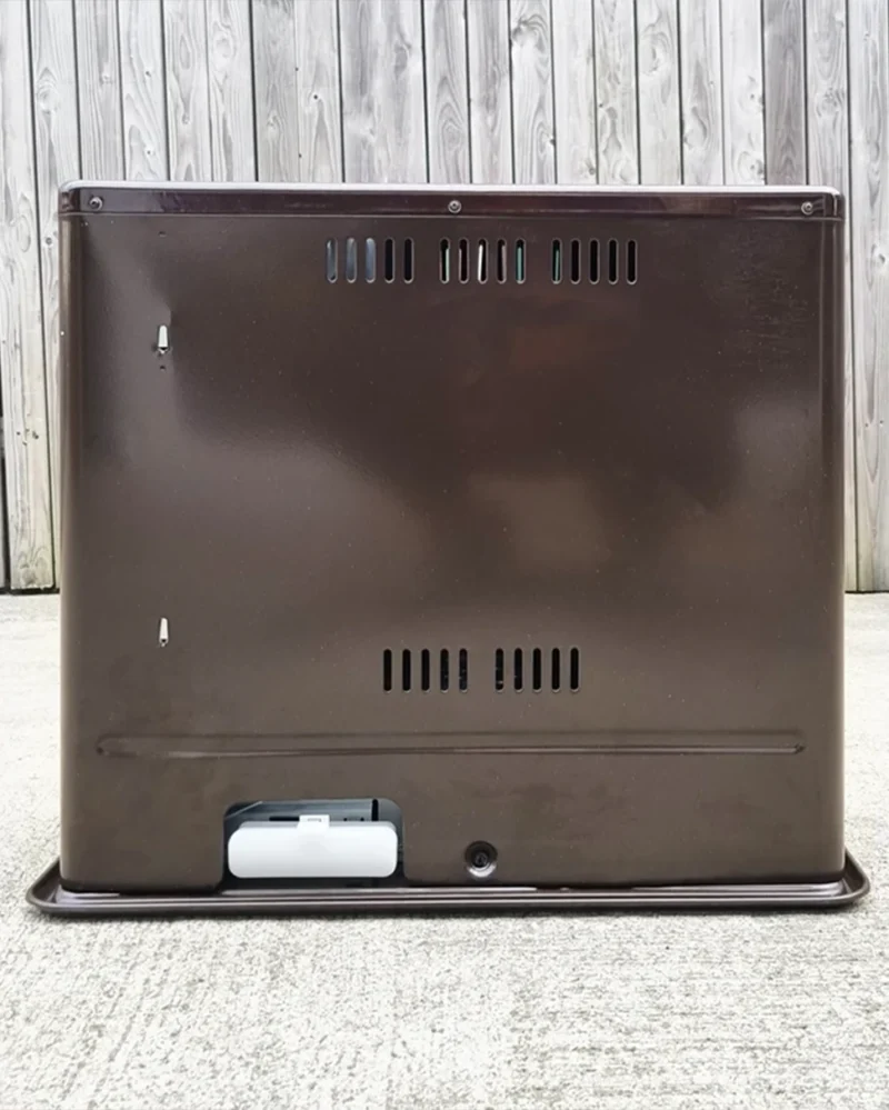 The back of the Glow Wick 290 heater