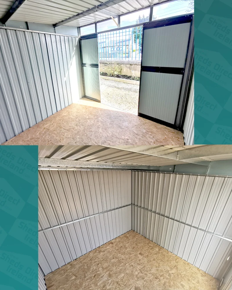 8ft x 6ft Steel Pent Shed - Image 5