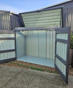 All doors opened on the Carino storage unit