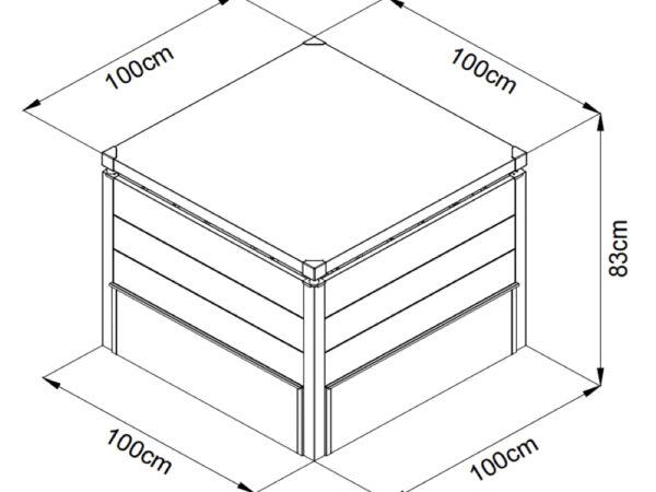 Metal Compost Bin Dimensions
