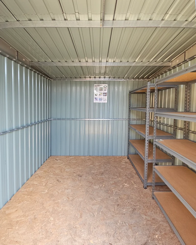 Interior of the Pent Shed