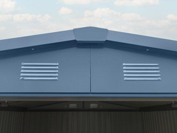 Upper vents of the big blu shed