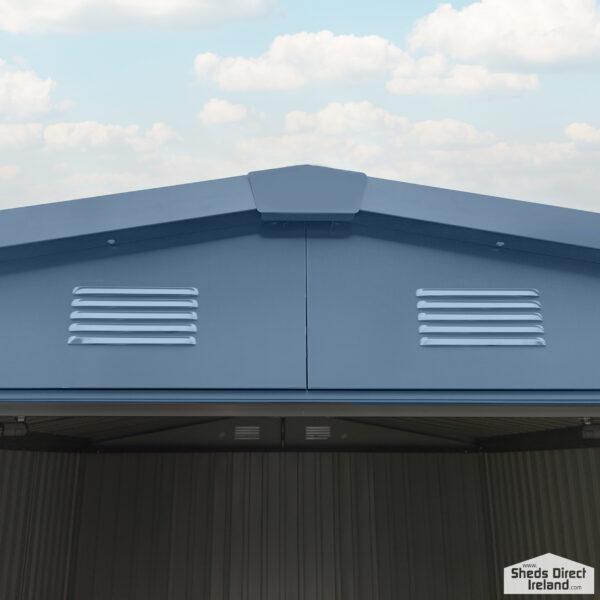Upper vents of the big blu shed