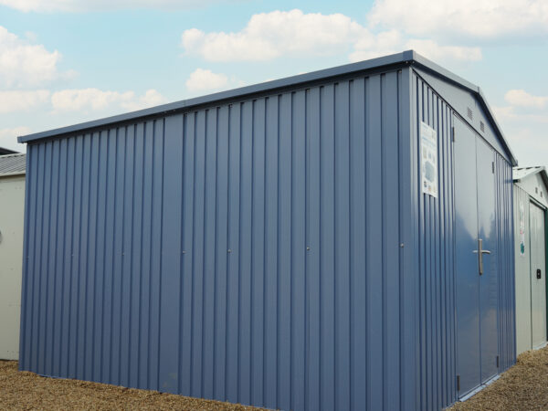 The Big Blu Shed side profile