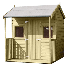 Wooden Lodge Shed