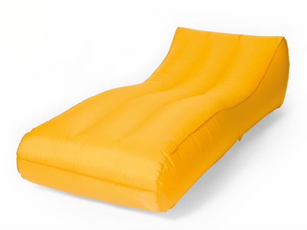 Mr E-EZY-sunbed in shiny yellow