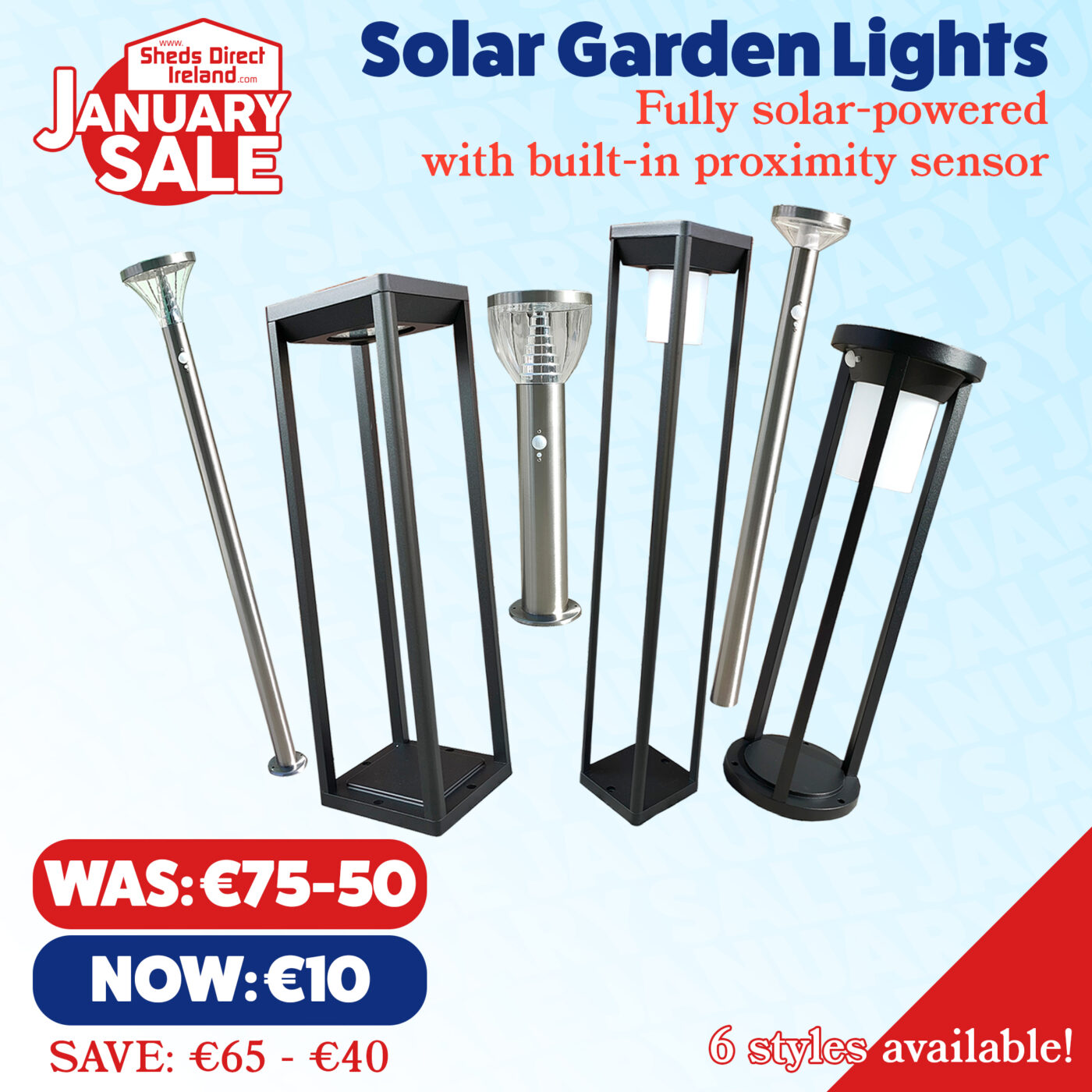 January Sale - Solar Powered Lights