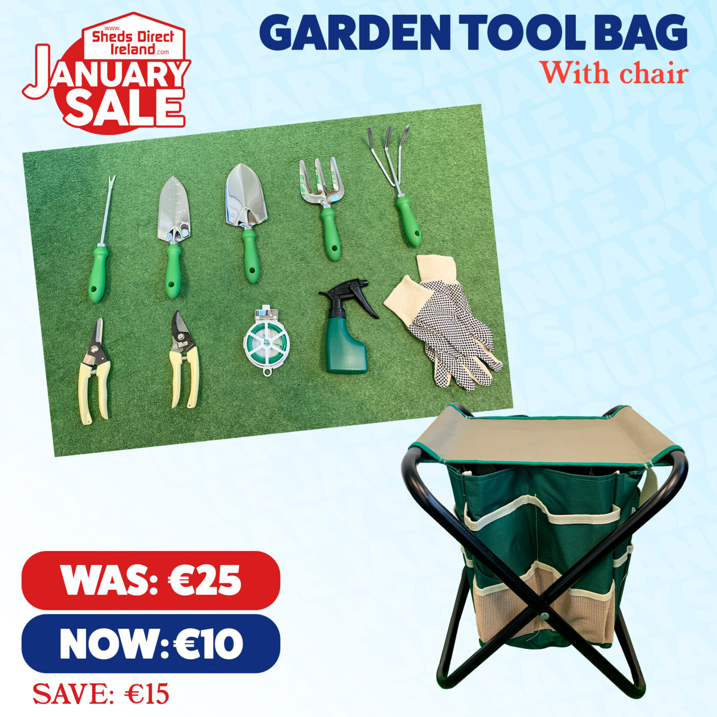 January Sale - Garden Tool Bag