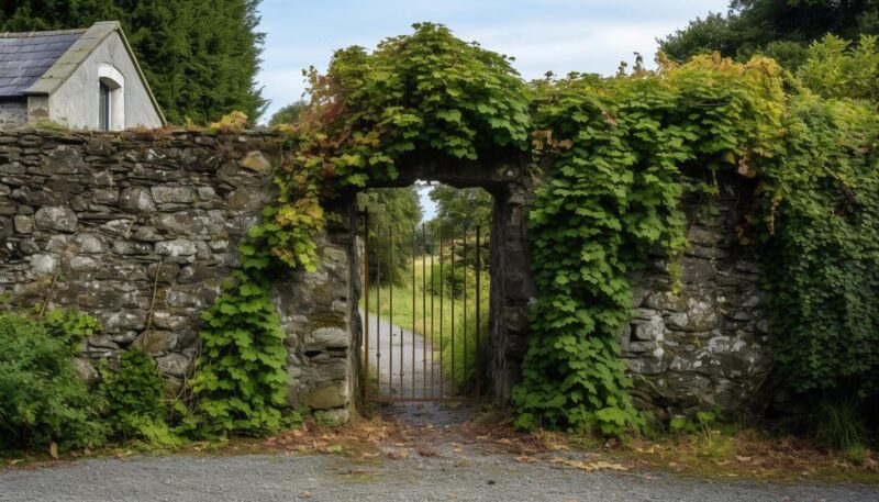 Side access to a garden