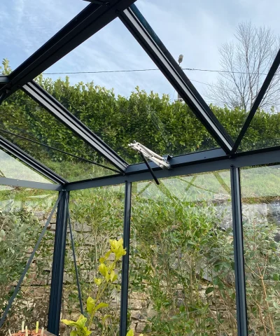 The inside view of the window