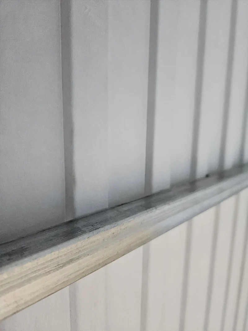 The internal brace bar and wall felt